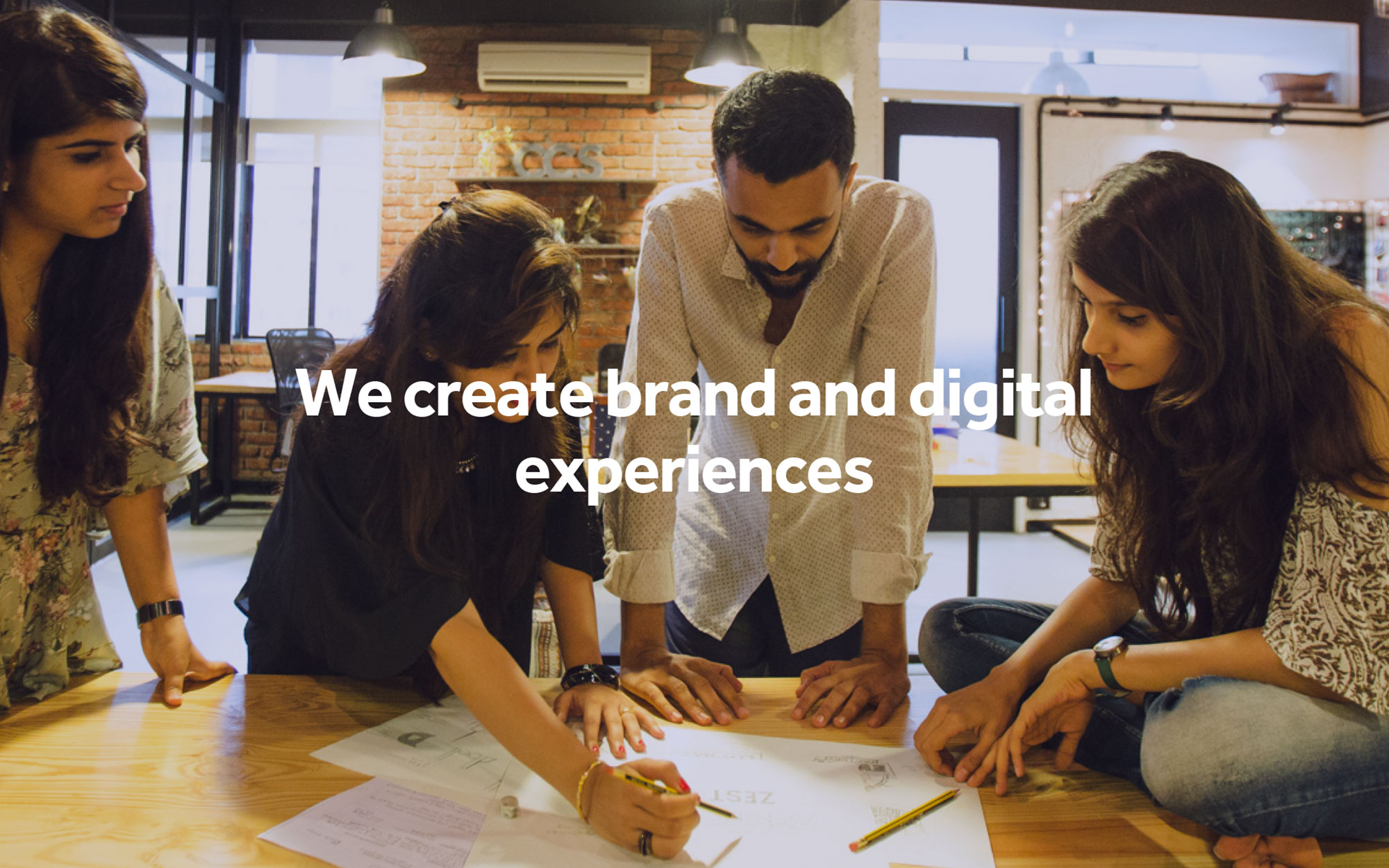 We create brand and digital experiences