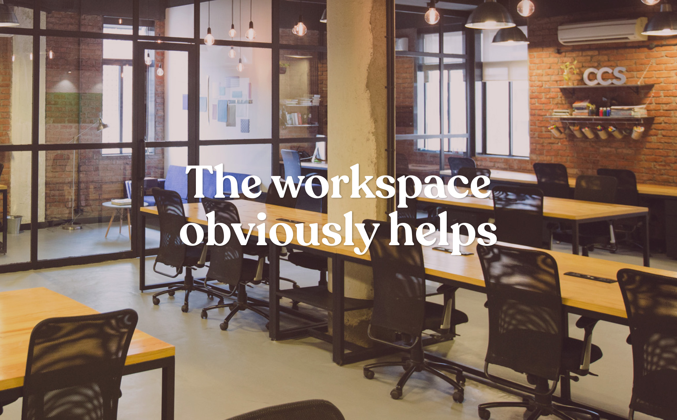 Branding Company with an Elegant workspace