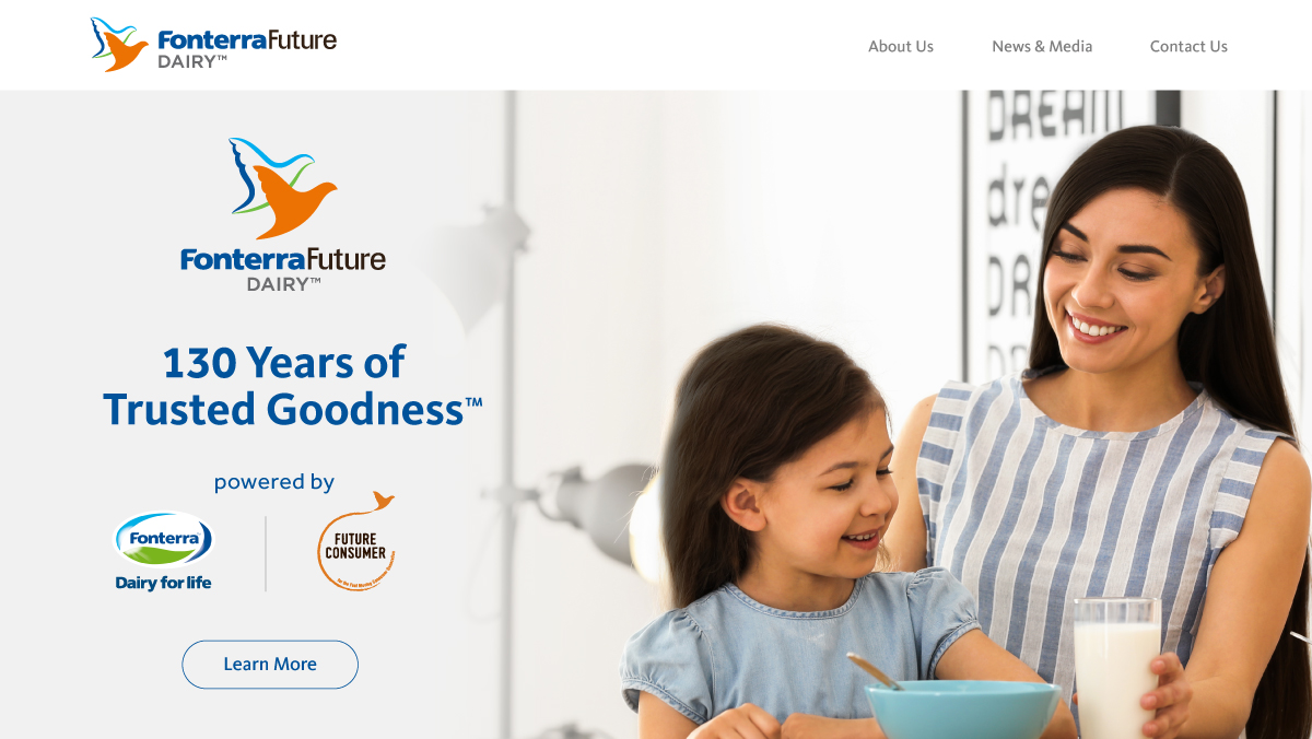 Fonterra Future Dairy Slider