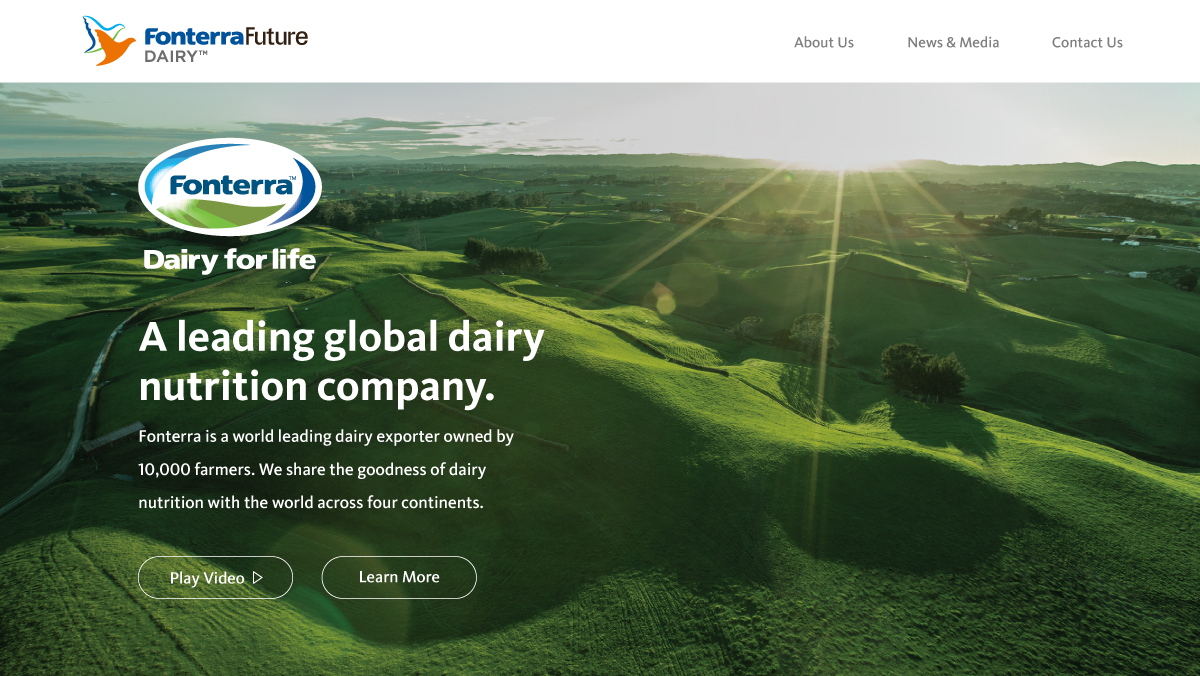 Fonterra Future Dairy Slider