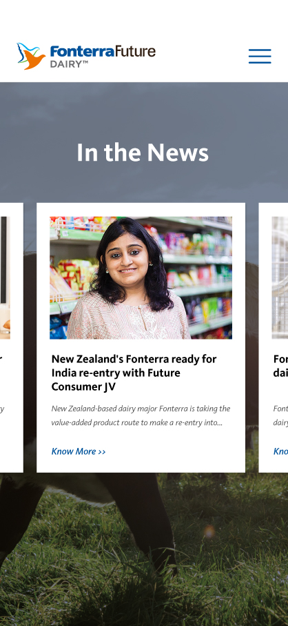 Fonterra Future Dairy Slider