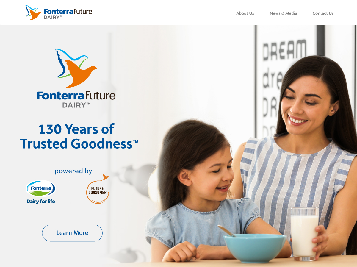 Fonterra Future Dairy Slider